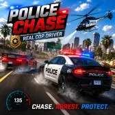Police Chase Real Cop Driver